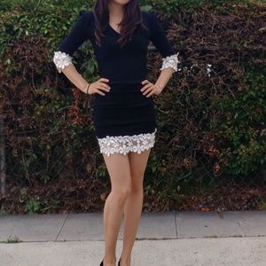 NWOT - black bodycon dress